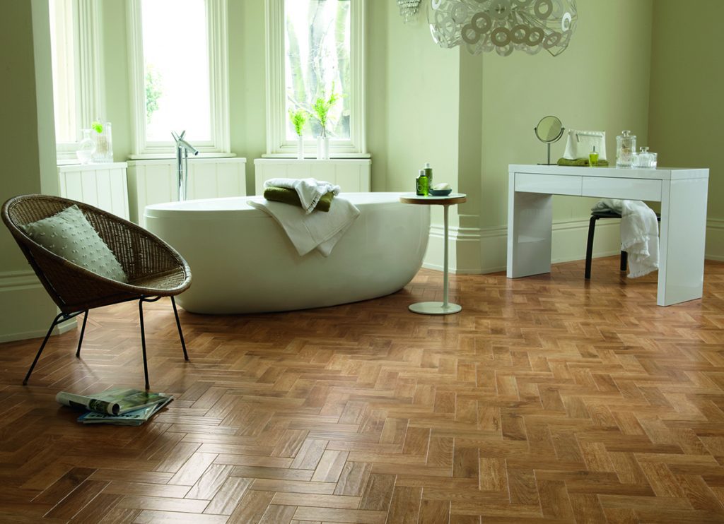 Vinyl and LVT Flooring Luxury Bathroom