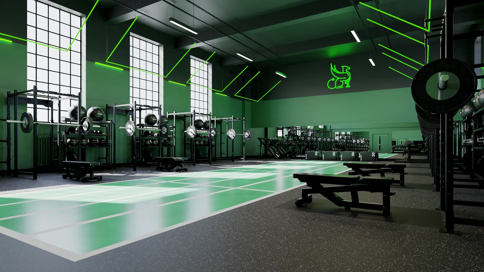 Gym Interior Design Service in Dubai - Euphoriainteriors