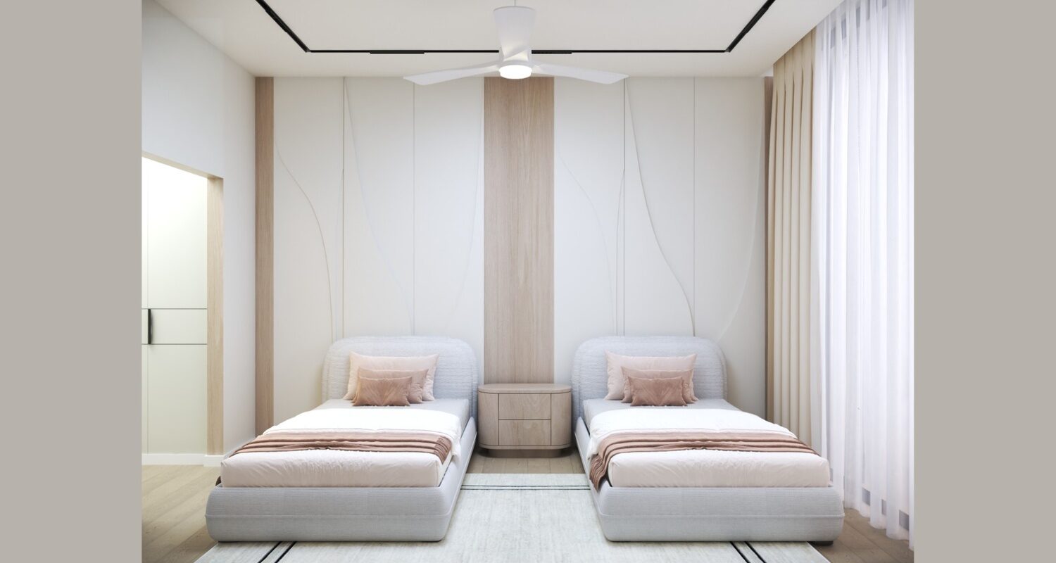 Designed bedroom Dubai