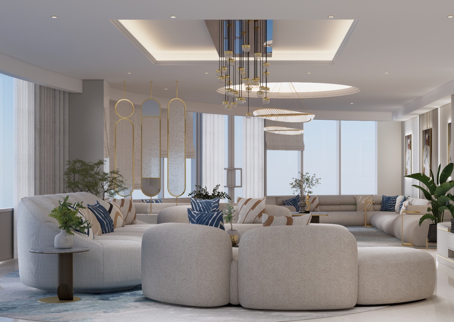 Penthouse media wall Dubai