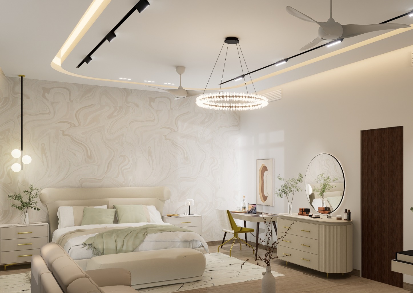 Penthouse media wall Dubai