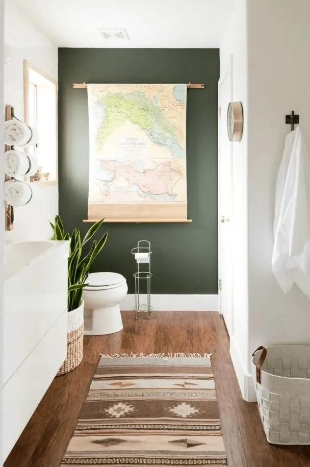 Accent Wall For Small Bathroom design ideas