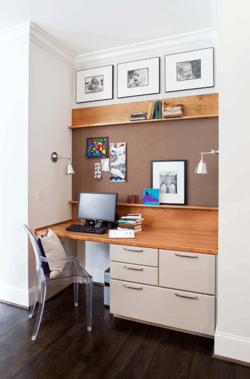 Add Pegboards for Smart Organization office decor ideas