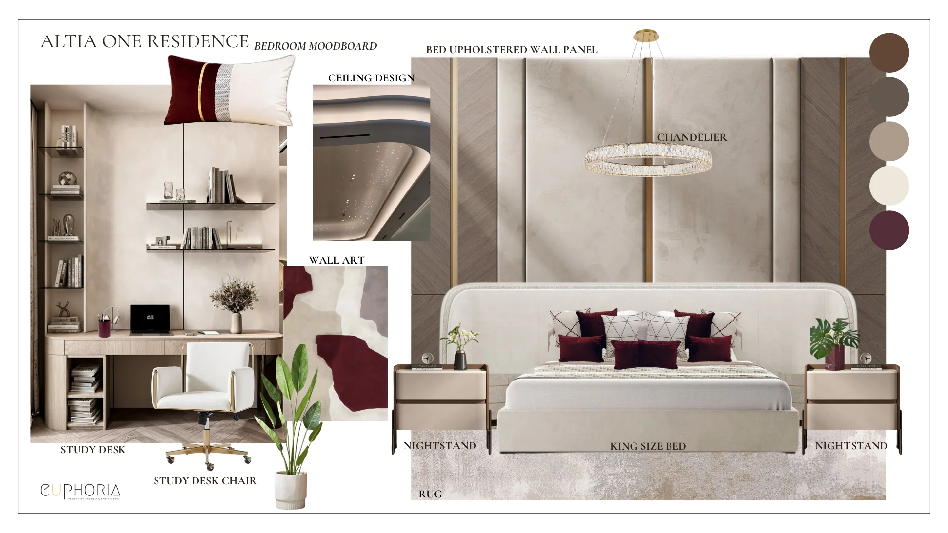 altia one moodboard bedroom