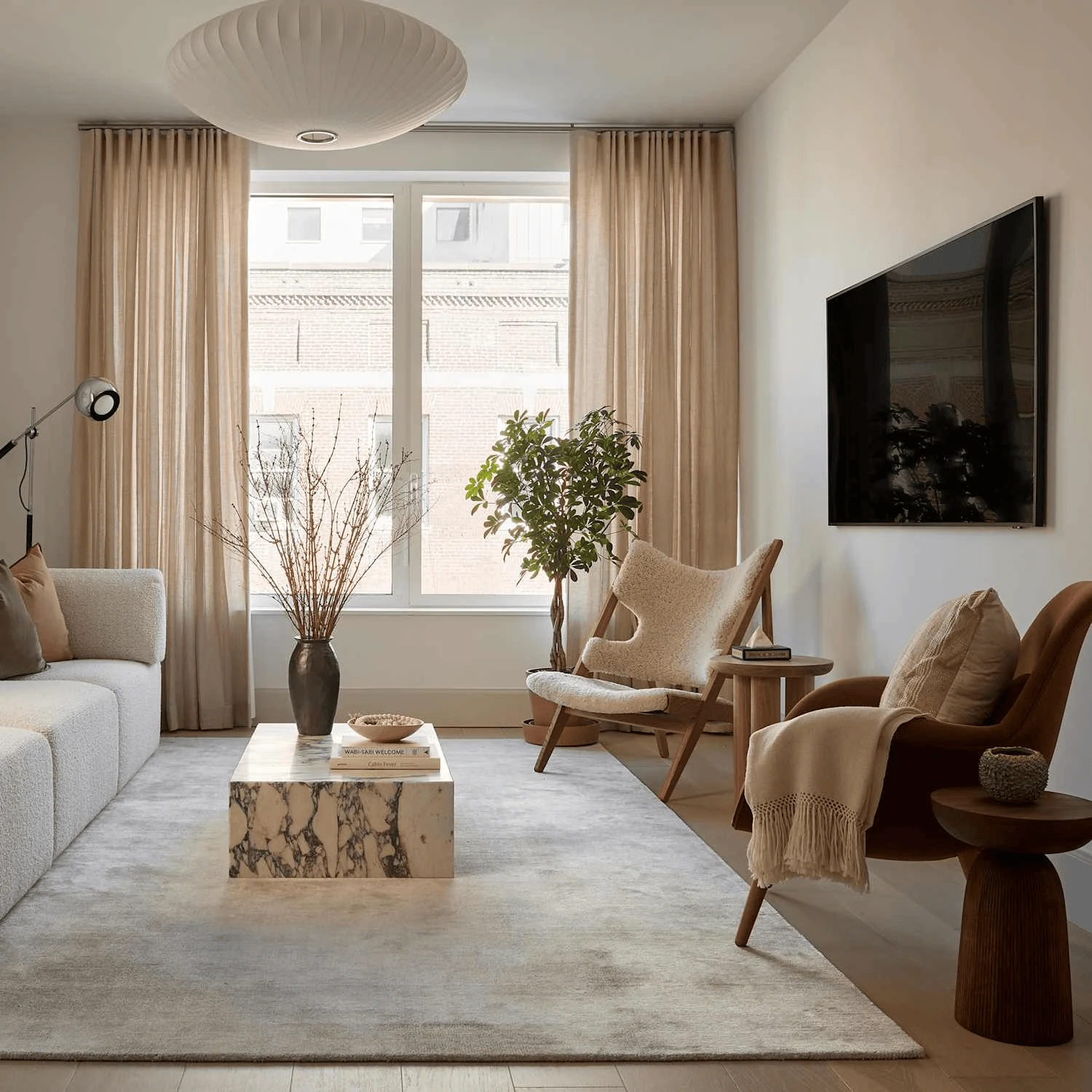 apartment design ideas warm minimalism durable and clutter free