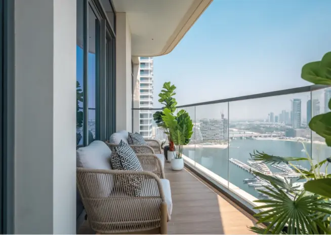 beachfront balcony