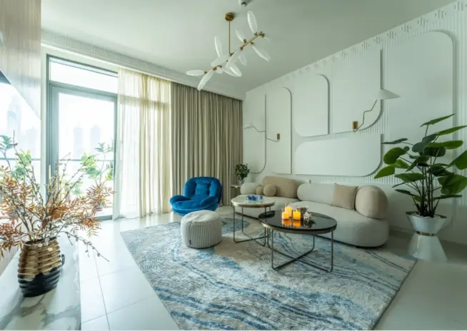 beachfront living room