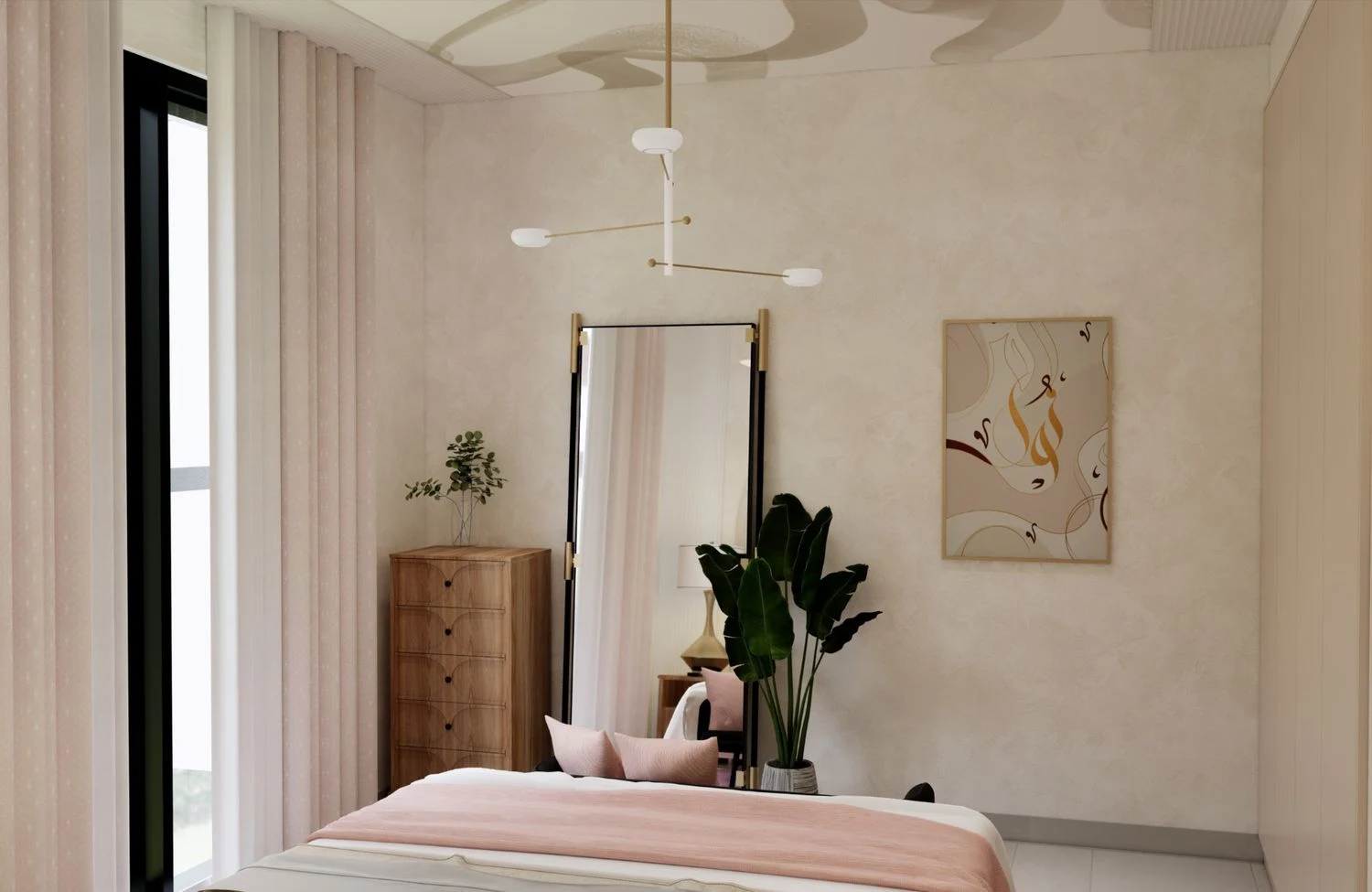 bedroom duplex interior design service in dubai