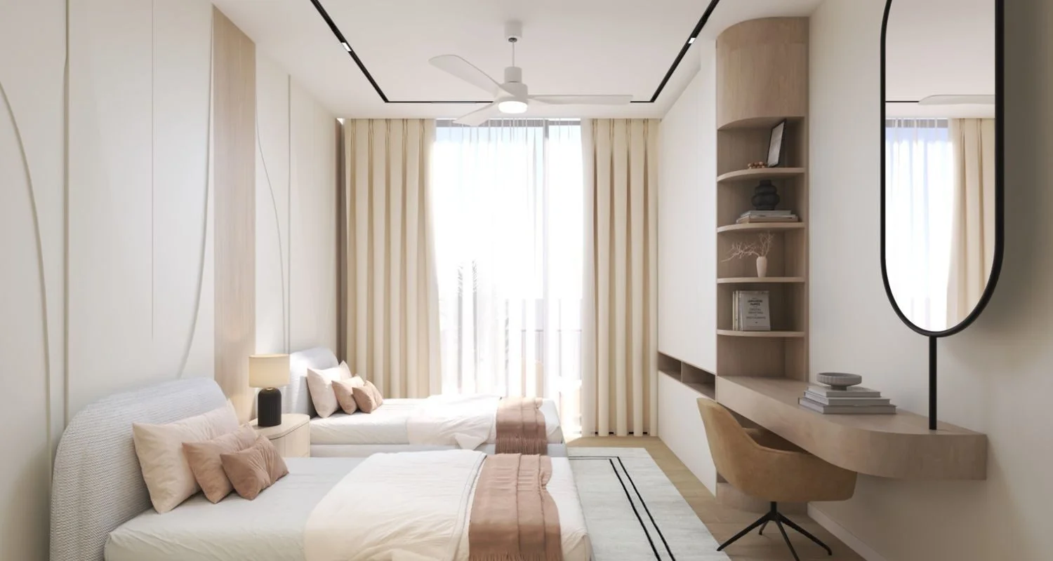 Designed bedroom Dubai