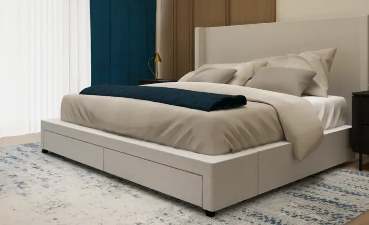 beige breeze home bedroom