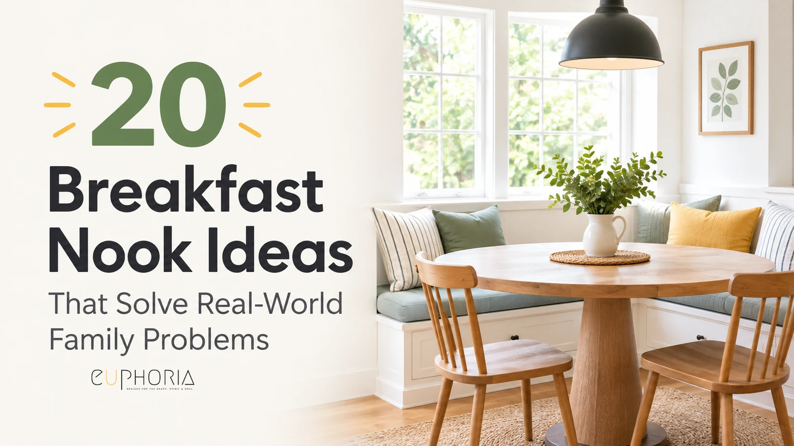 20 Breakfast Nook Ideas That Solve Real-World Family Problems