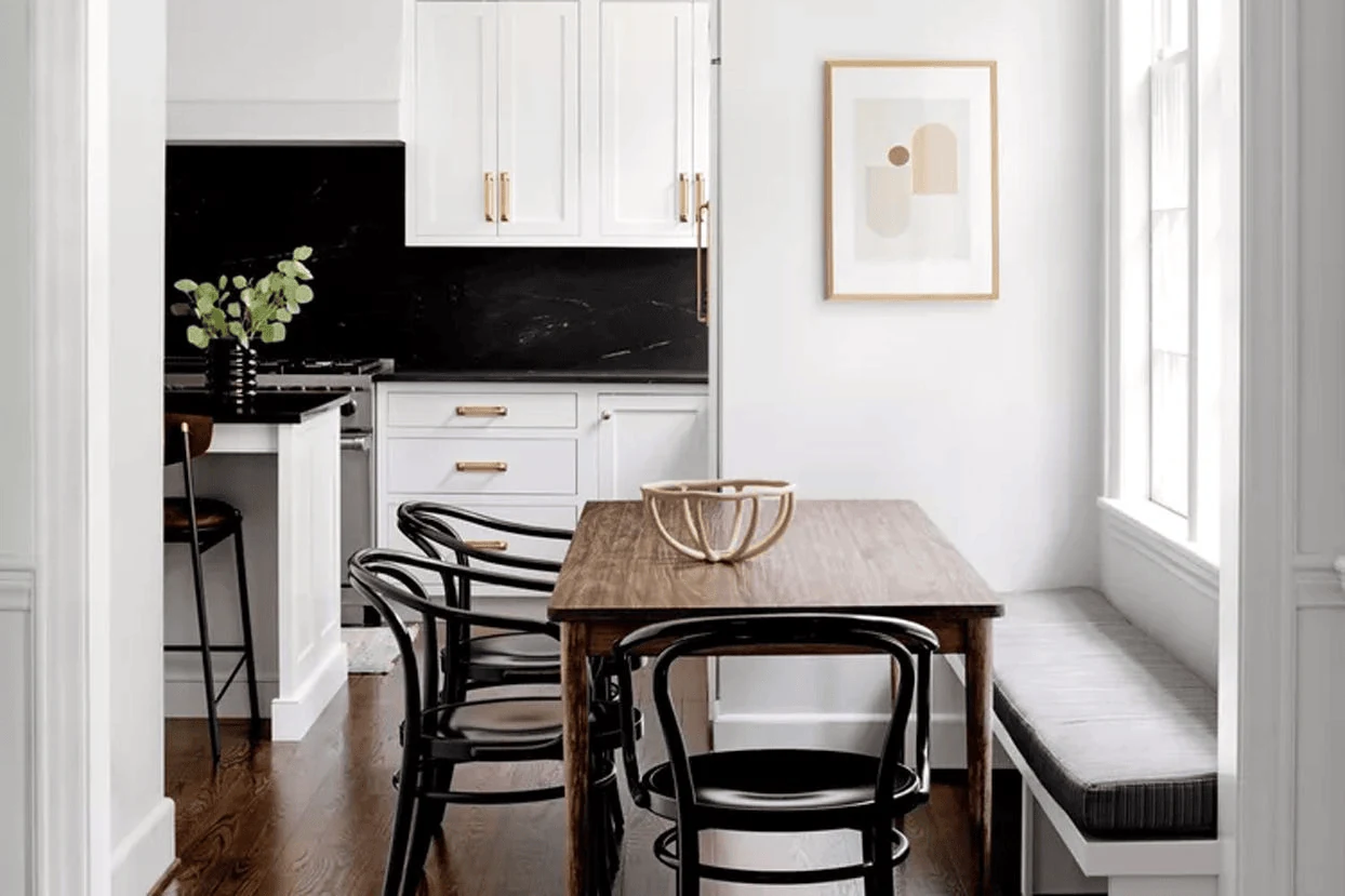 clean cosy breakfast corner