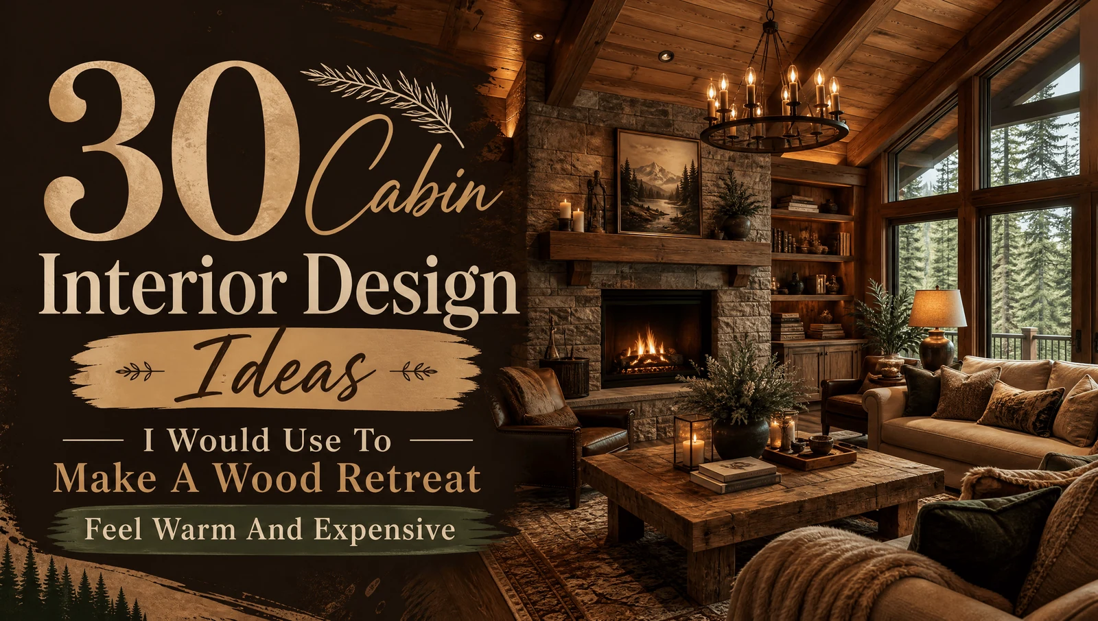 30 Cabin Interior Design Ideas I Would Use To Make A Wood Retreat Feel Warm And Expensive