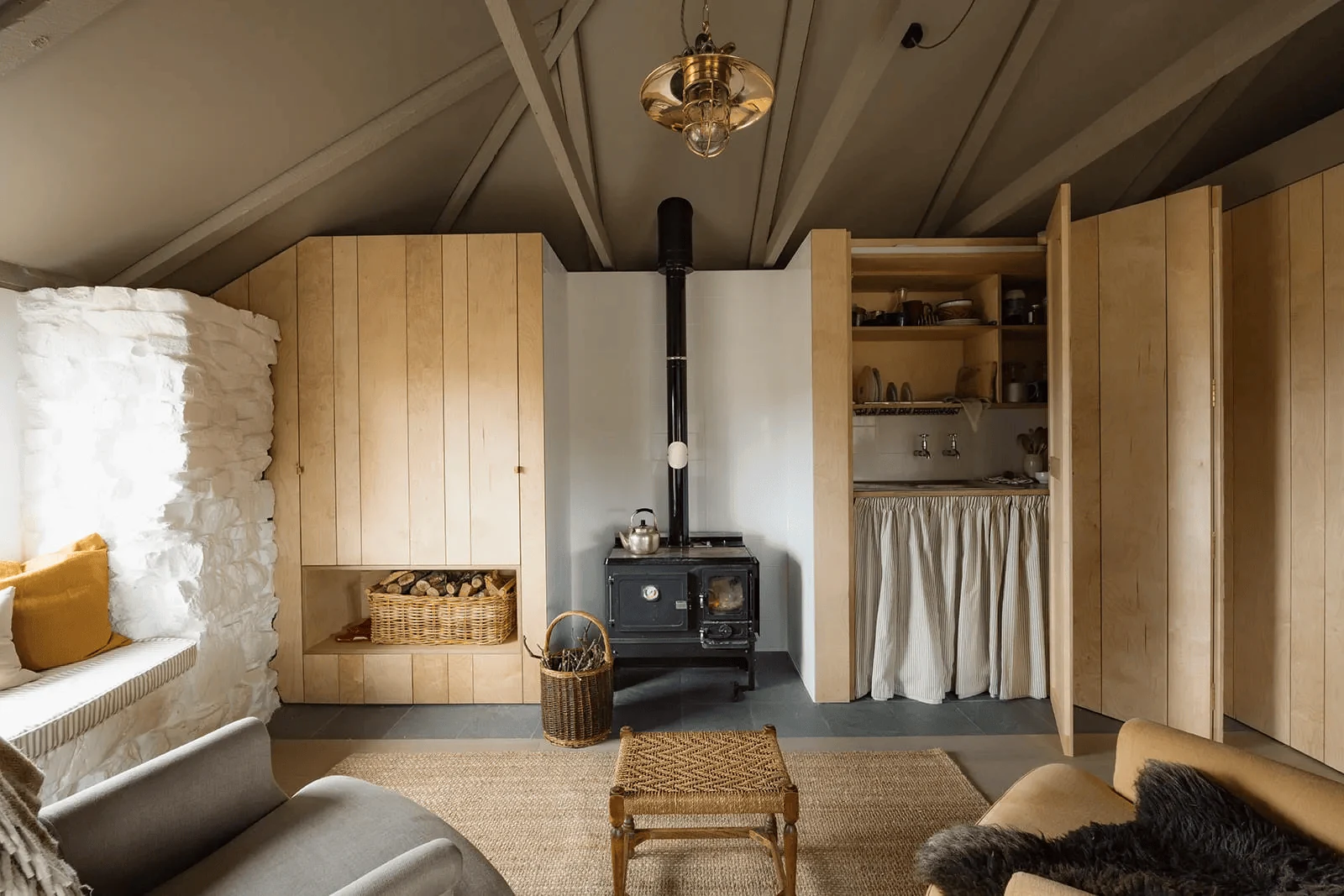 cabin kitchen