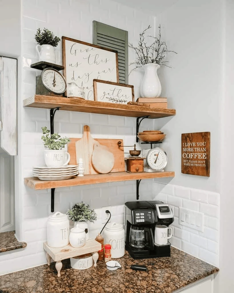 claim the counter corner you already ignore coffee bar ideas