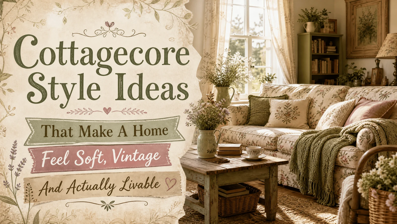 Cottagecore Style Ideas That Make A Home Feel Soft, Vintage And Actually Livable