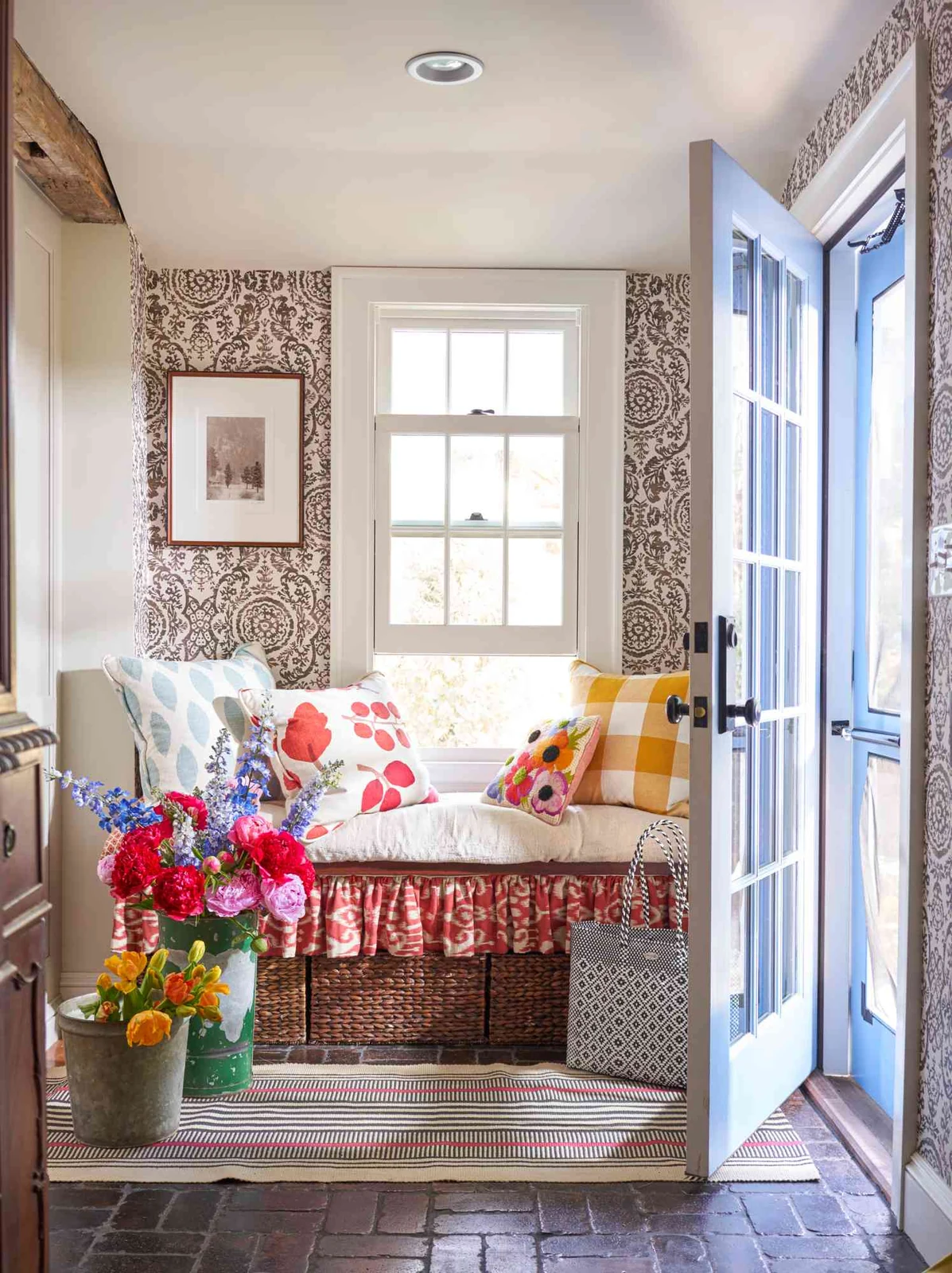 create a cottagecore reading corner