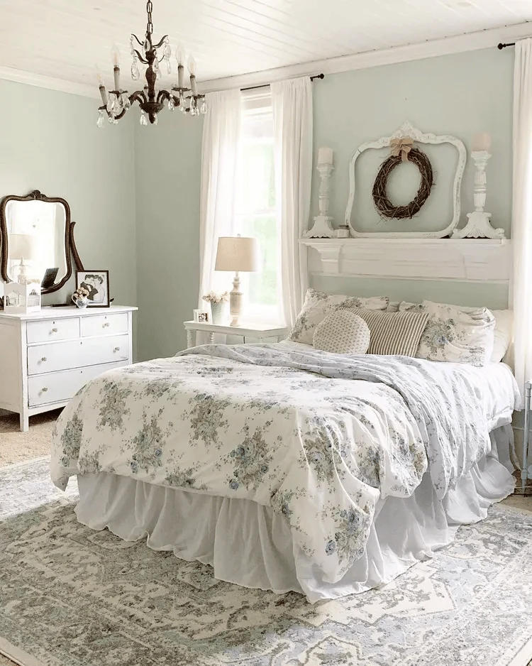 layer linen cotton and lace in a quiet way cottagecore style