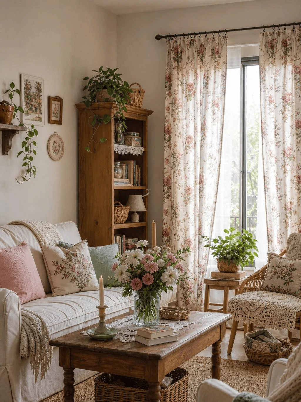 to soften the architecture cottagecore style