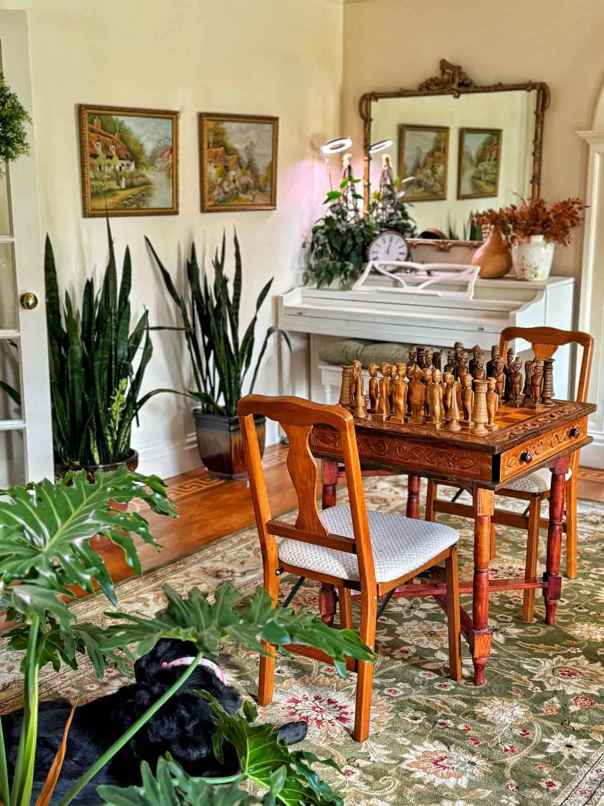 use botanical prints instead of generic wall art cottagecore style