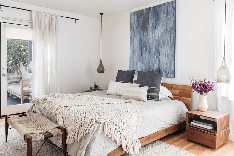 couple bedroom design low cost comfort layered cozy textures