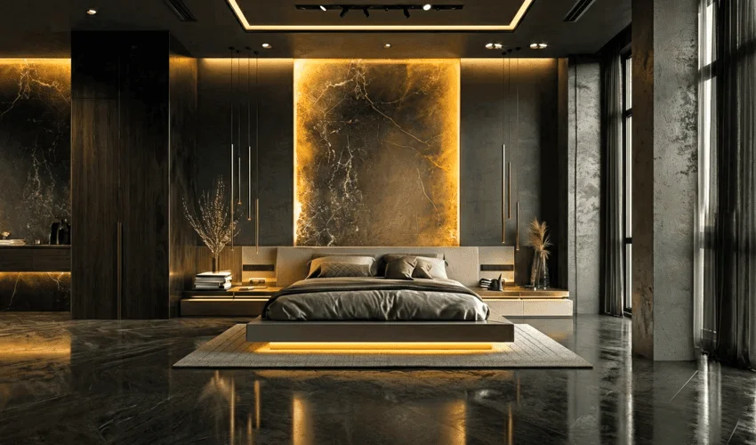 Dark & Moody Bedroom Design Ideas