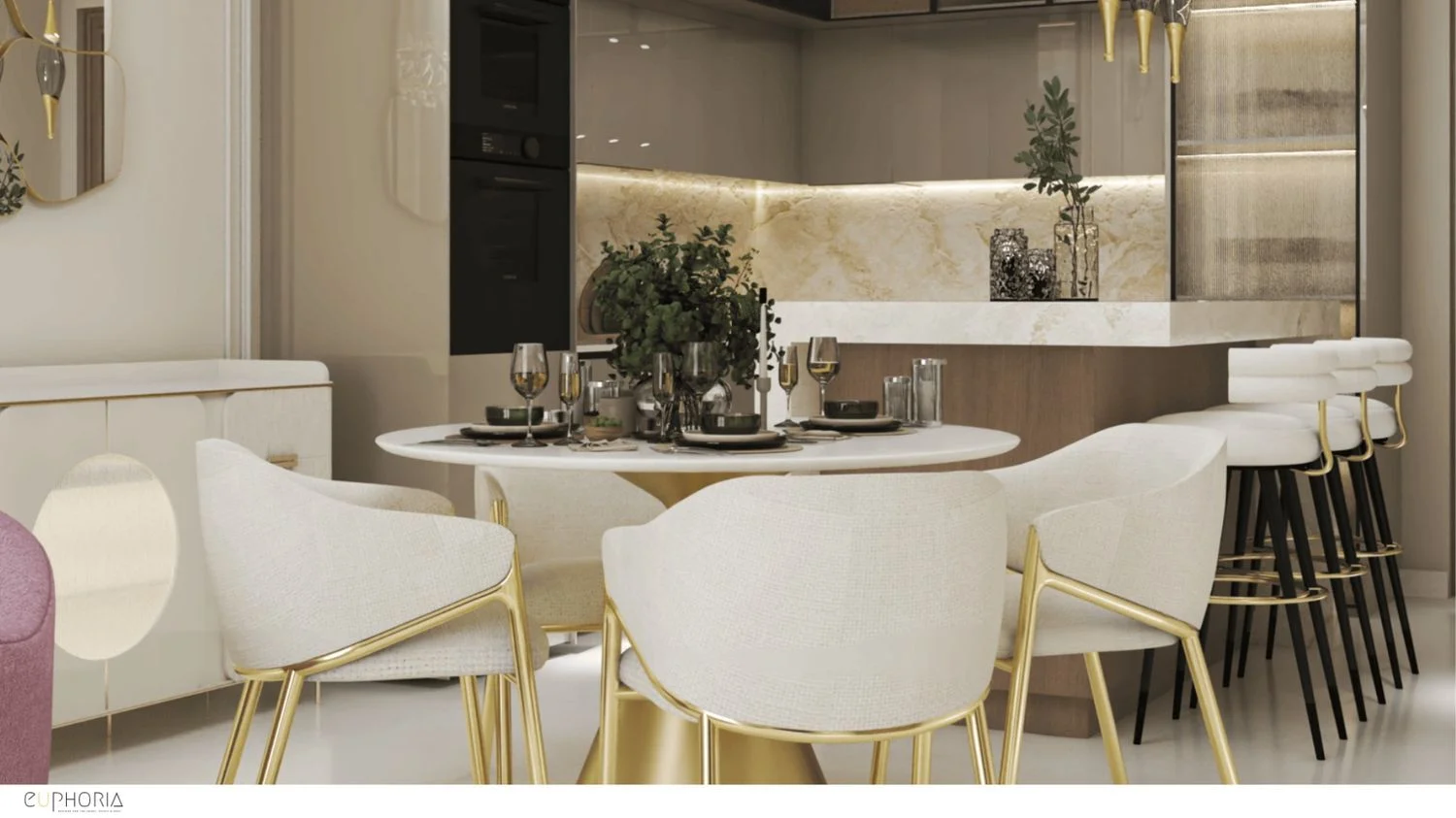 Designed bedroom Dubai