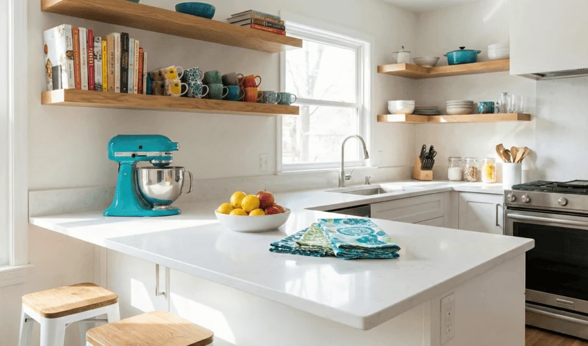 Does My Kitchen Look Too Crowded? How to Add Color Without Clutter