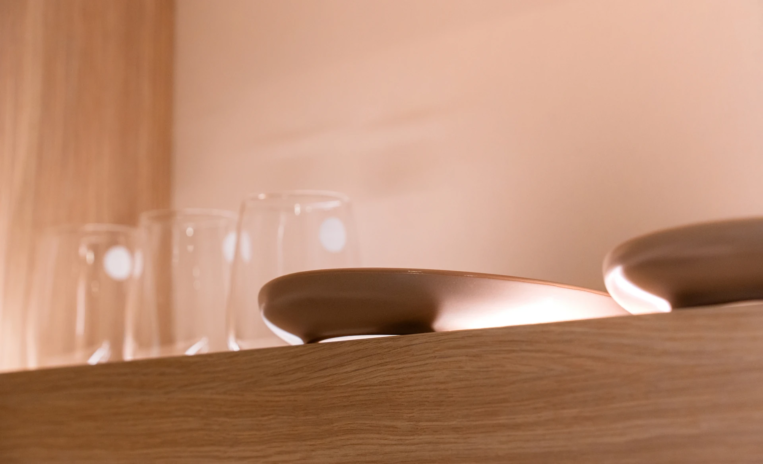 Eden House kitchen finishes in the apartment interior design