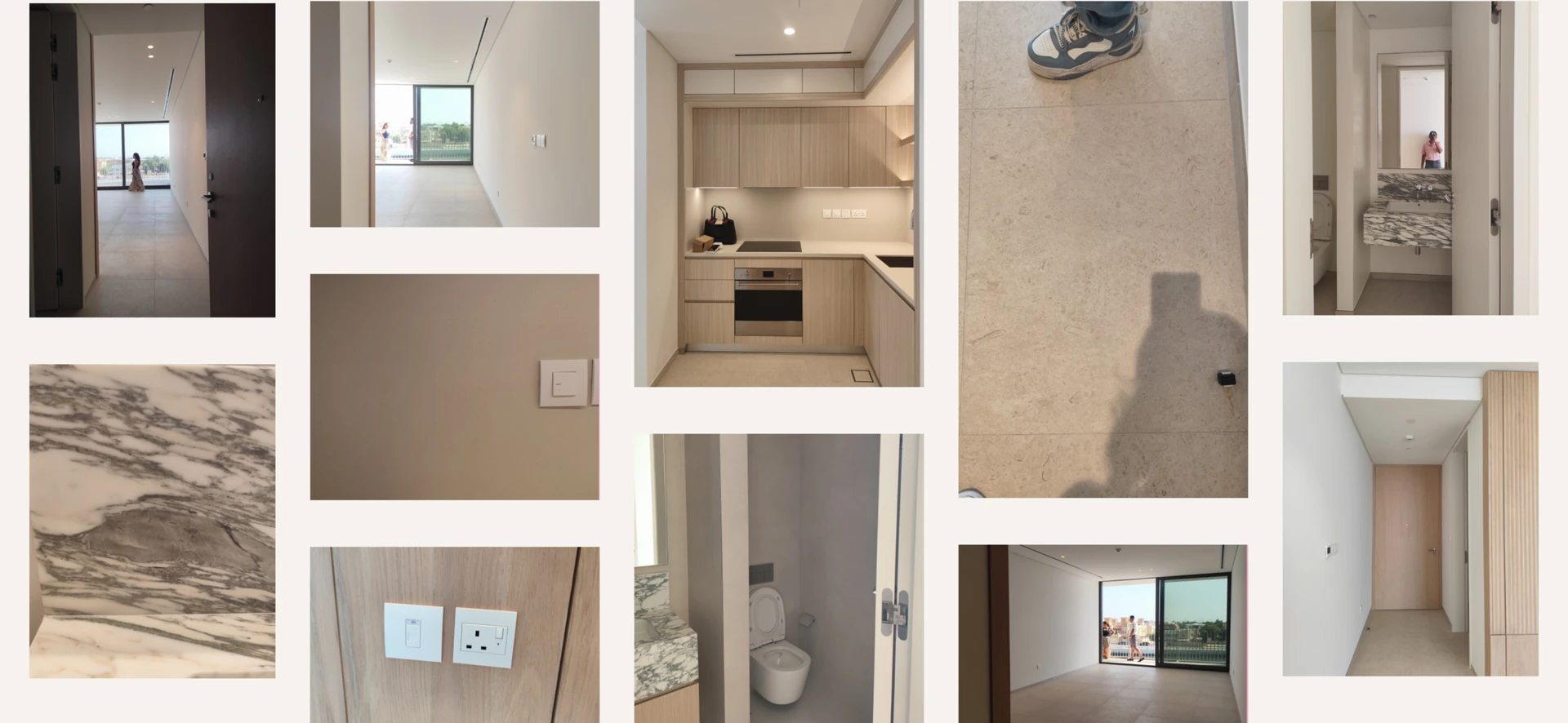 Site work in progress on the Eden House apartment interior design