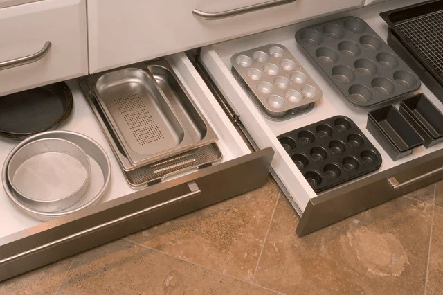 flat storage for kitchen