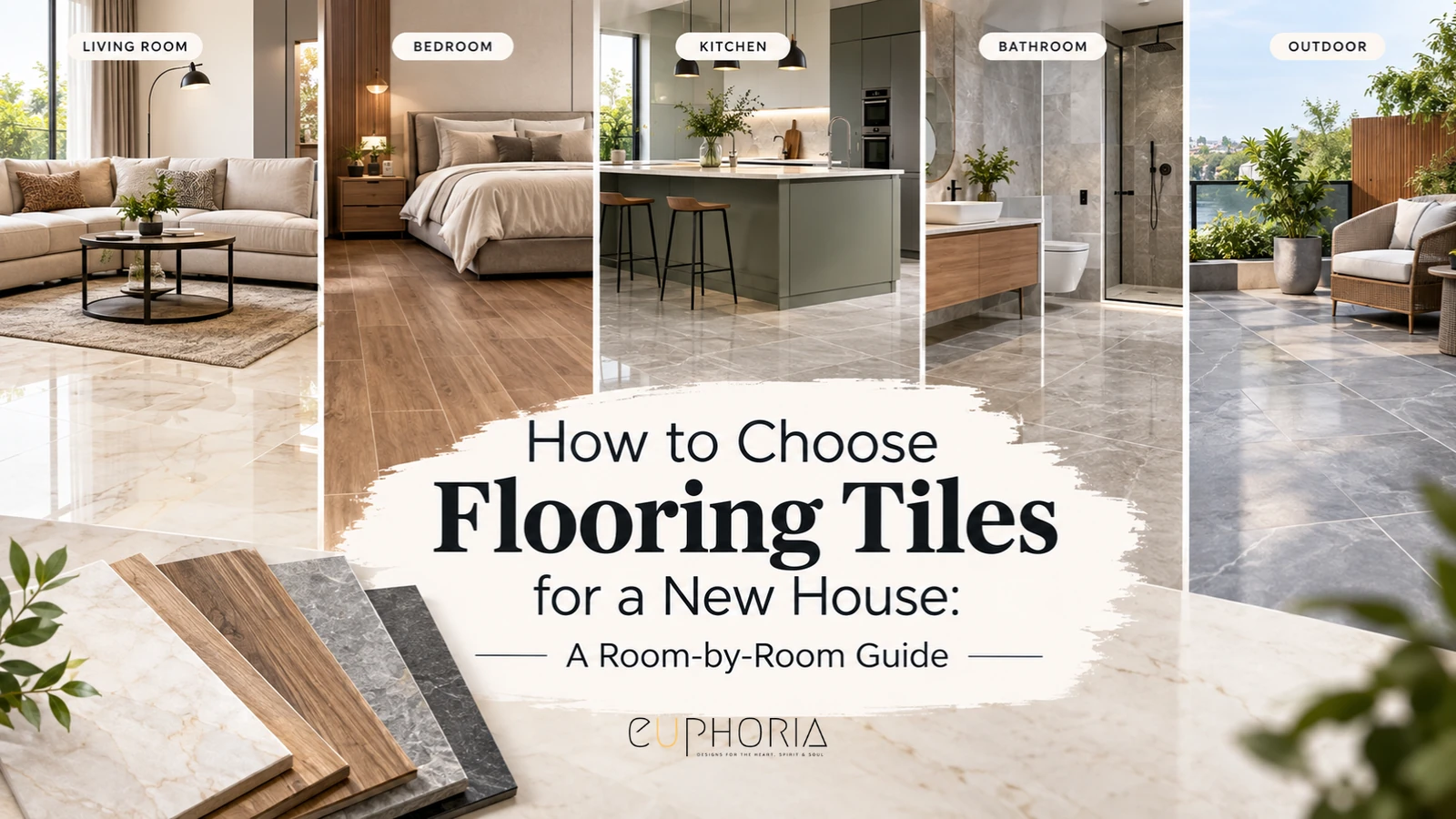 How to Choose Flooring Tiles for a New House: A Room by Room Guide