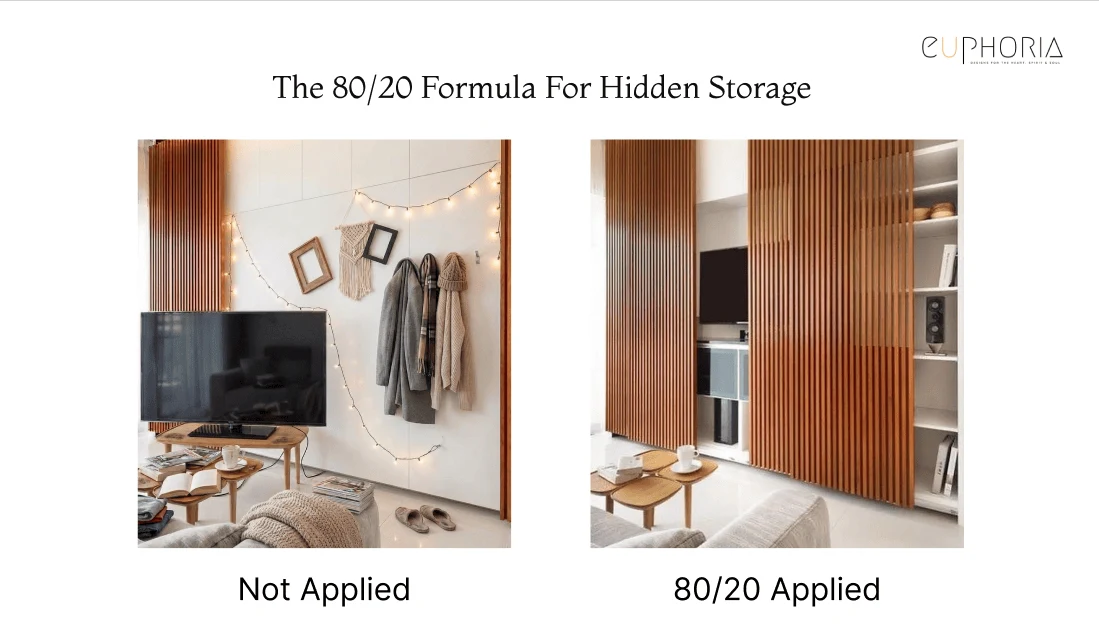 Formula for Hidden Storage Modern Minimalist Villa Design Ideas