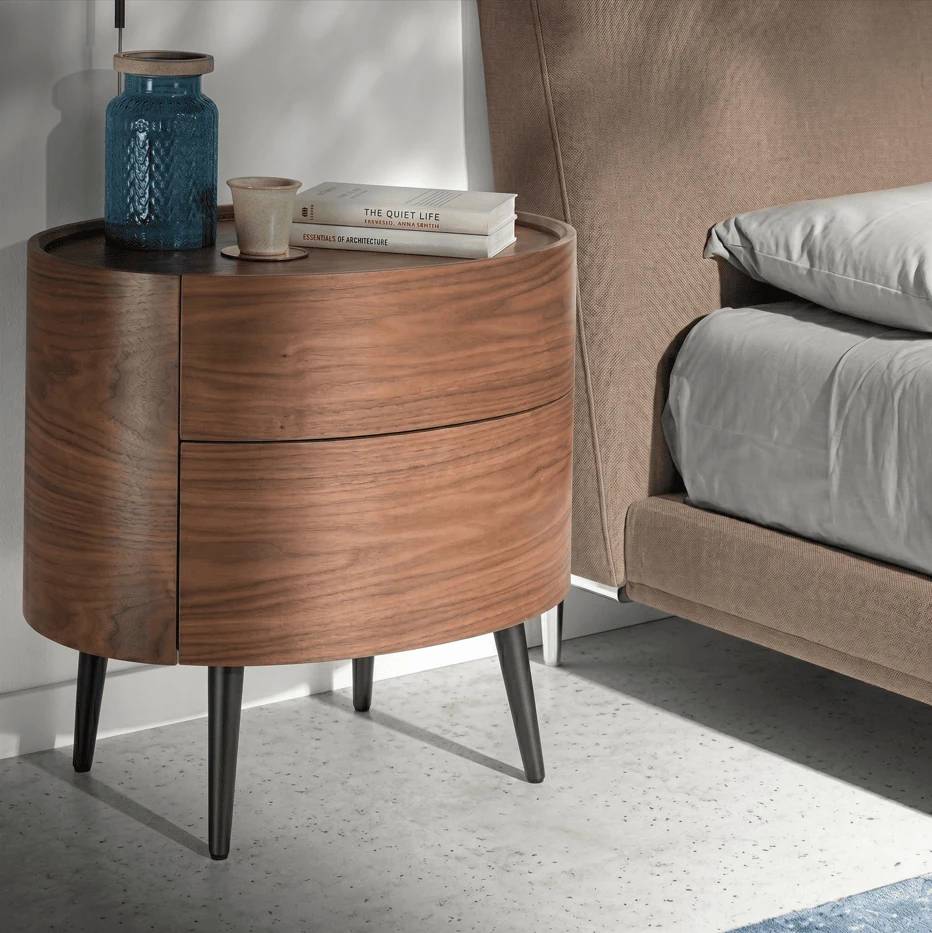 bedside tables with secret drawers hidden storage ideas