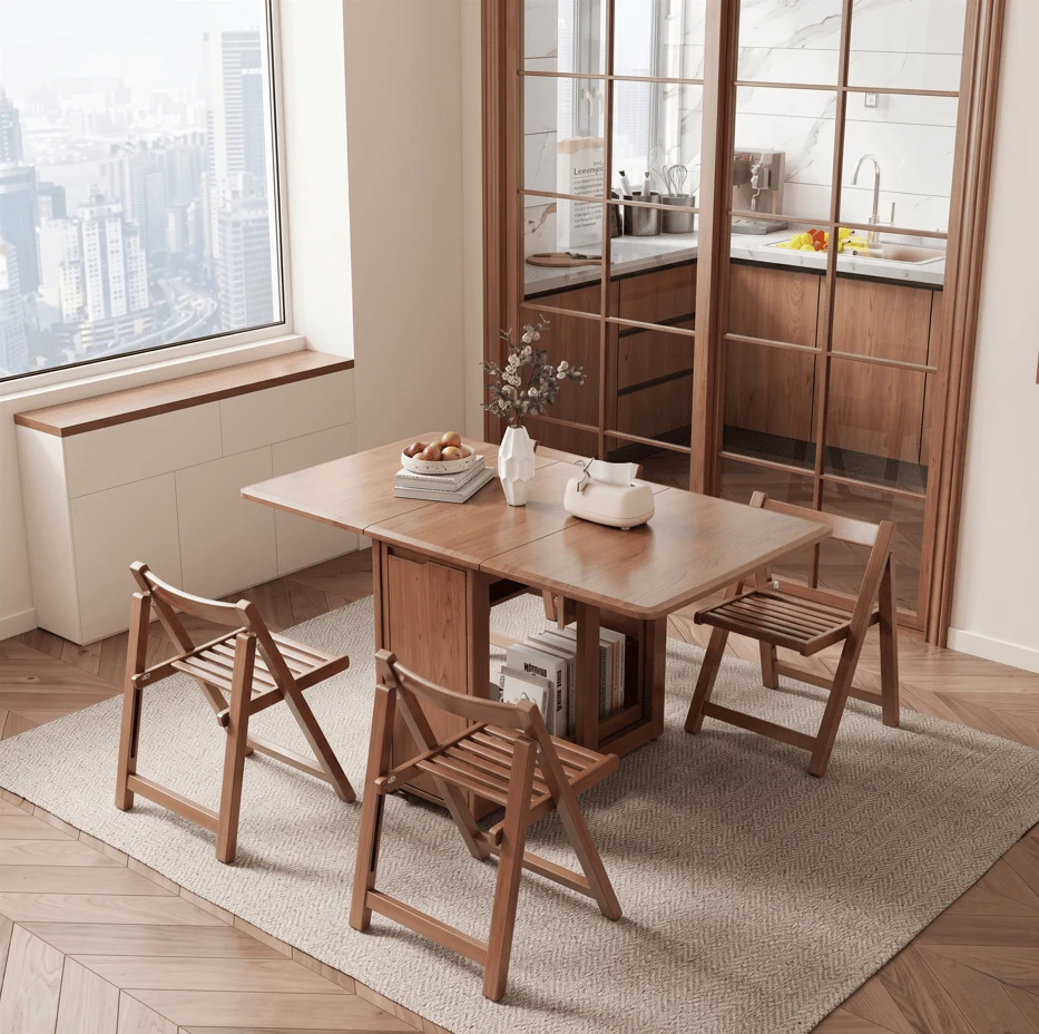foldable dining tables with hidden storage