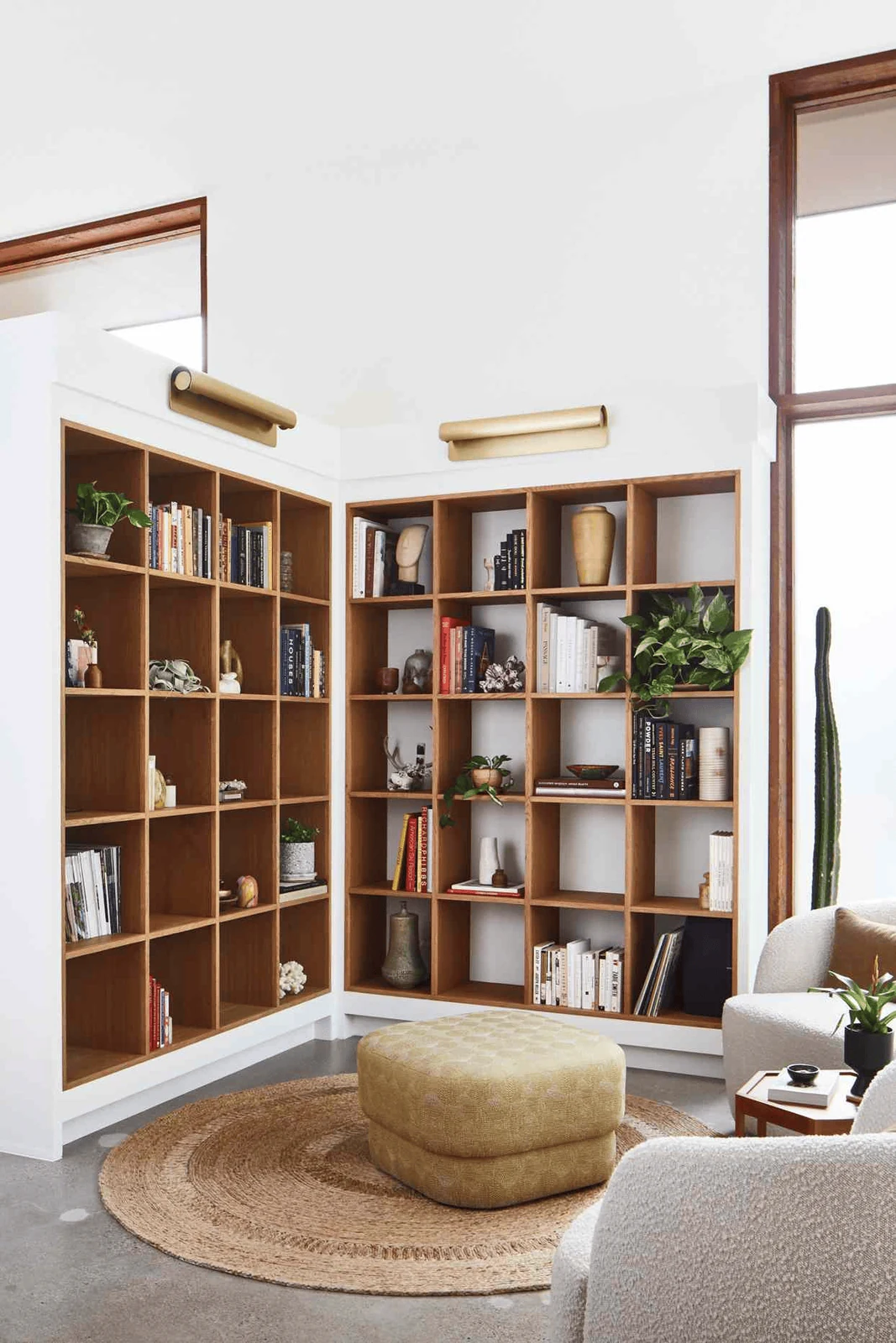 corner library ideas