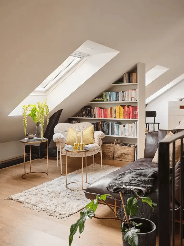 cozy apartment home libraries