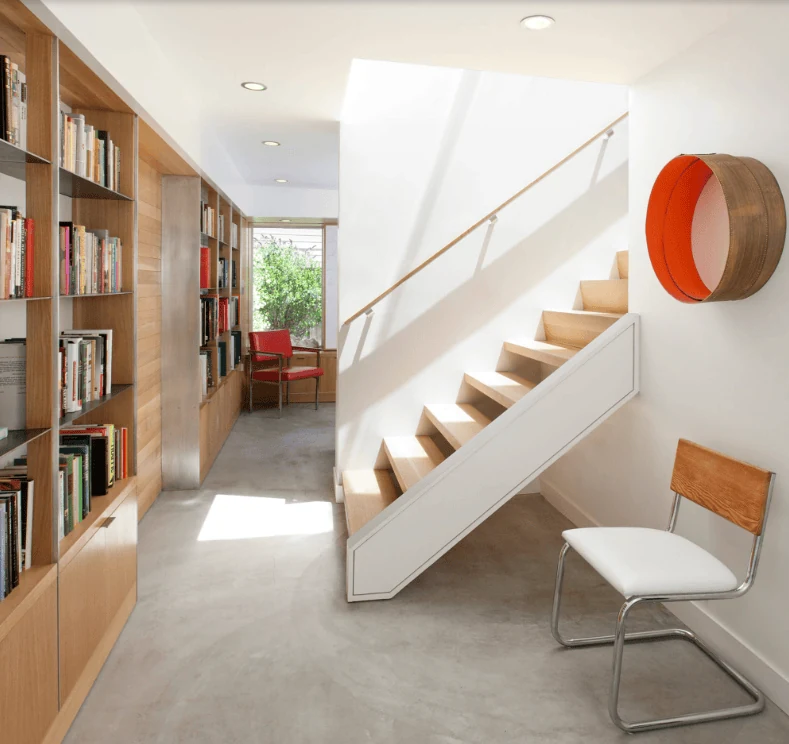 hallway library walls