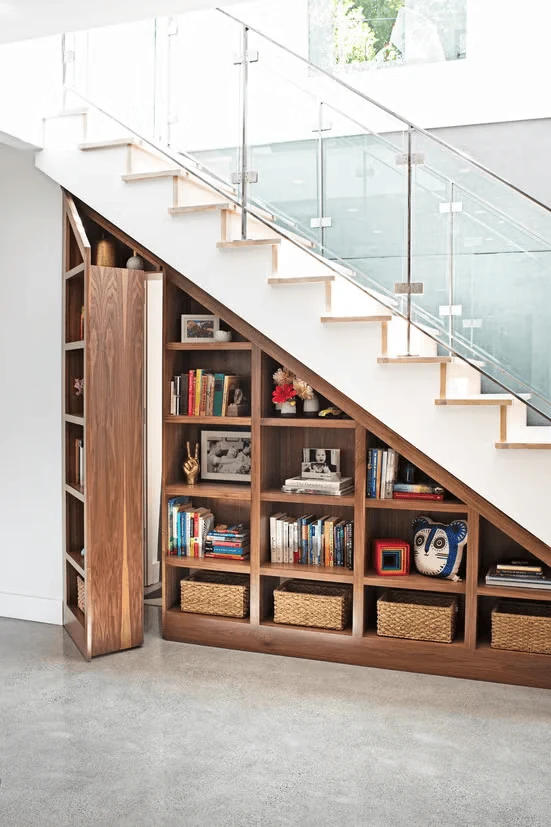 hidden door bookshelves home library