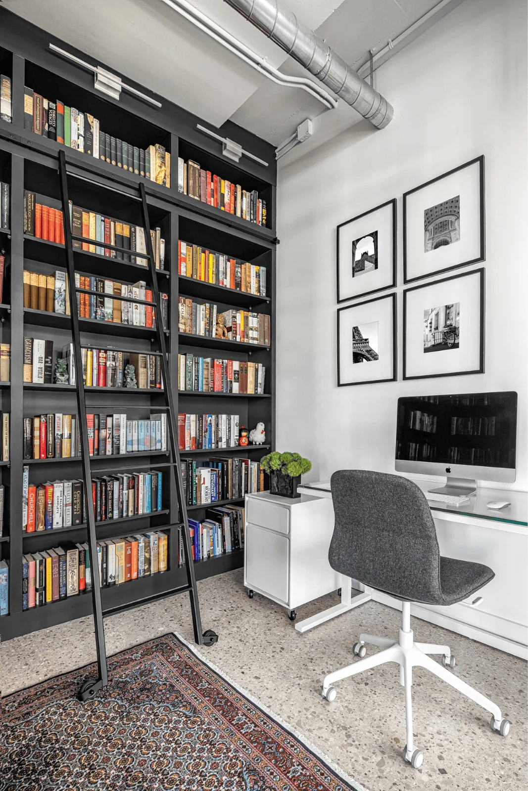 modern home office libraries