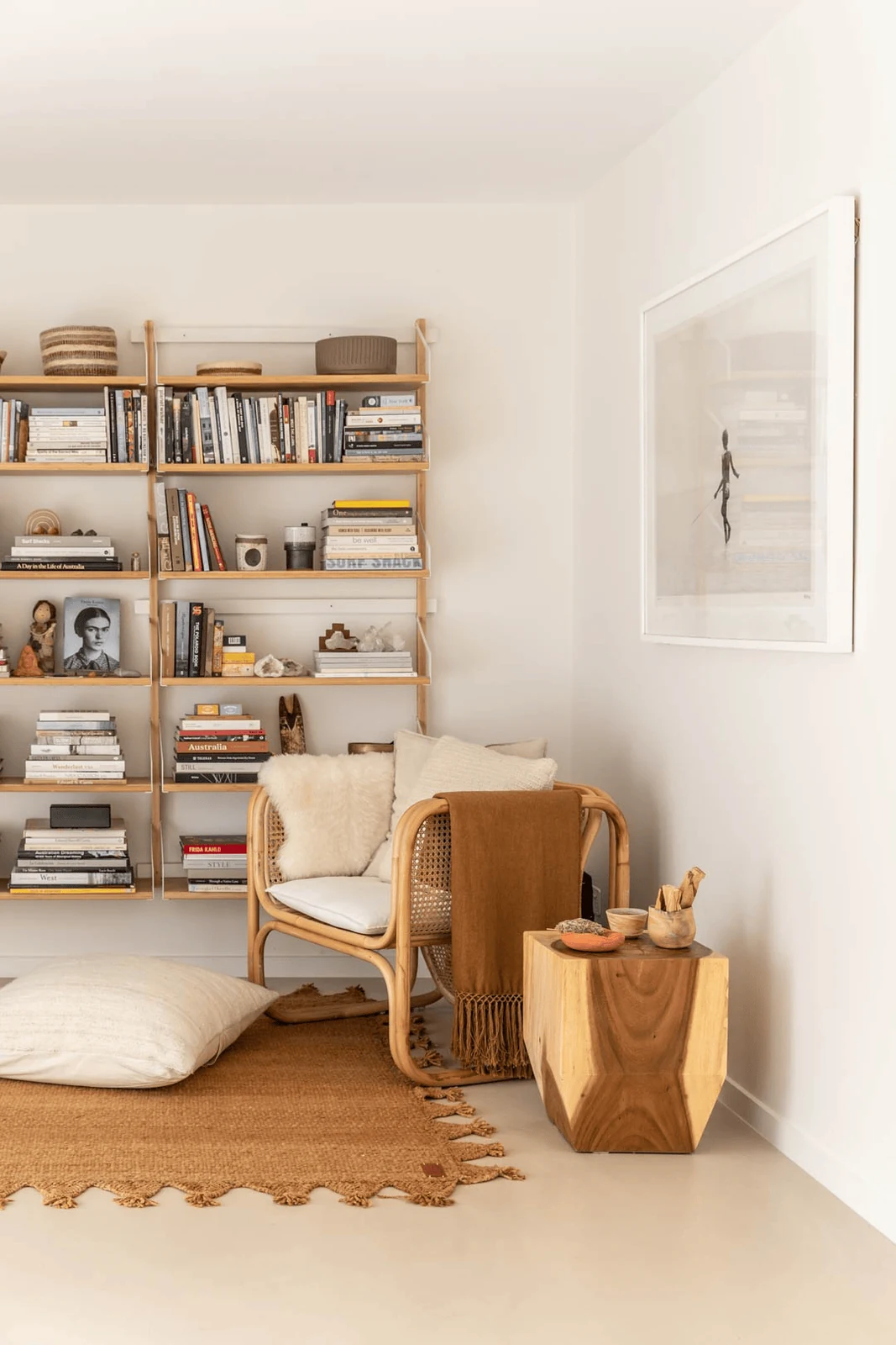scandinavian reading corners home library