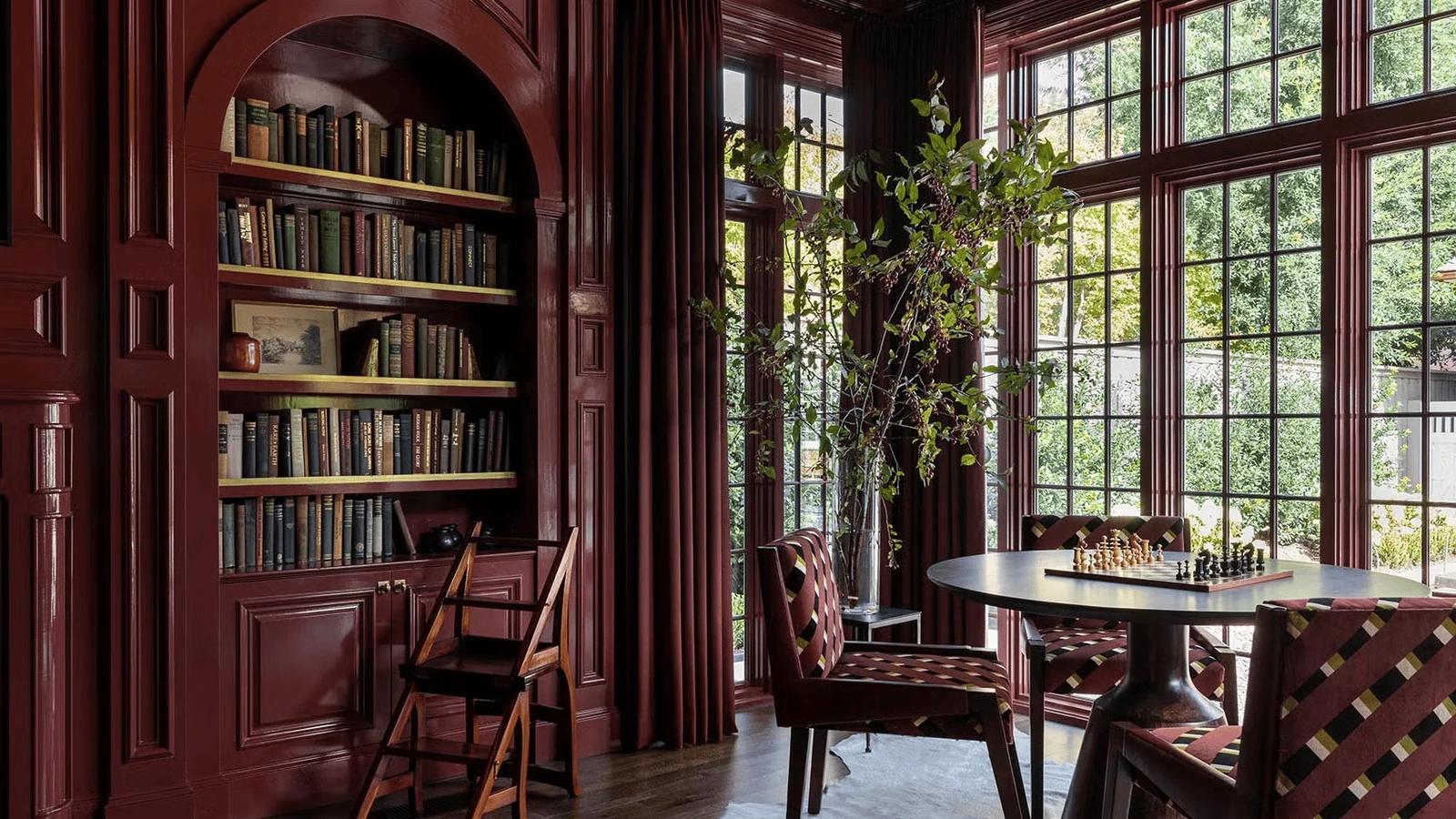 vintage english study libraries home library