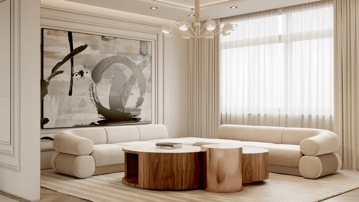Japandi luxe interior design blending Japanese calm with Scandinavian warmth