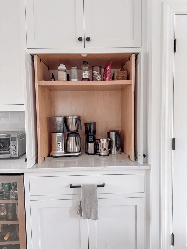 landing zone for kitchen appliances