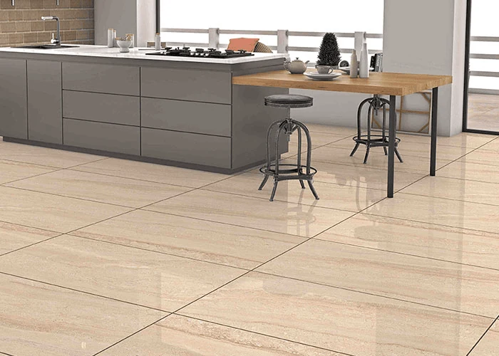 large vitrified kitchen floor tiles that stay easy to clean