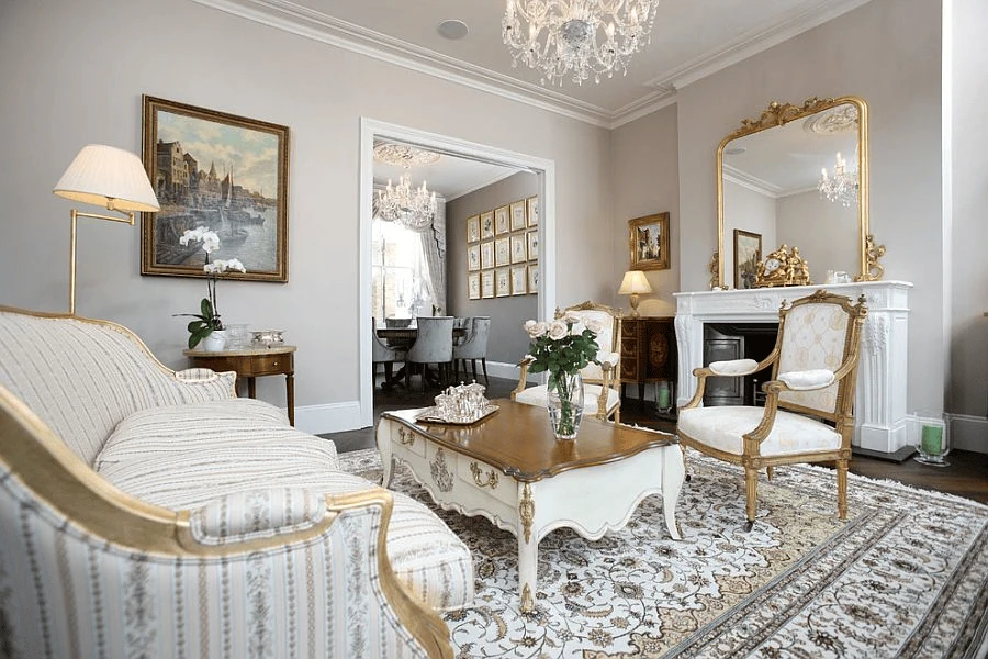 add brass marble or aged wood for quiet character light academia decor