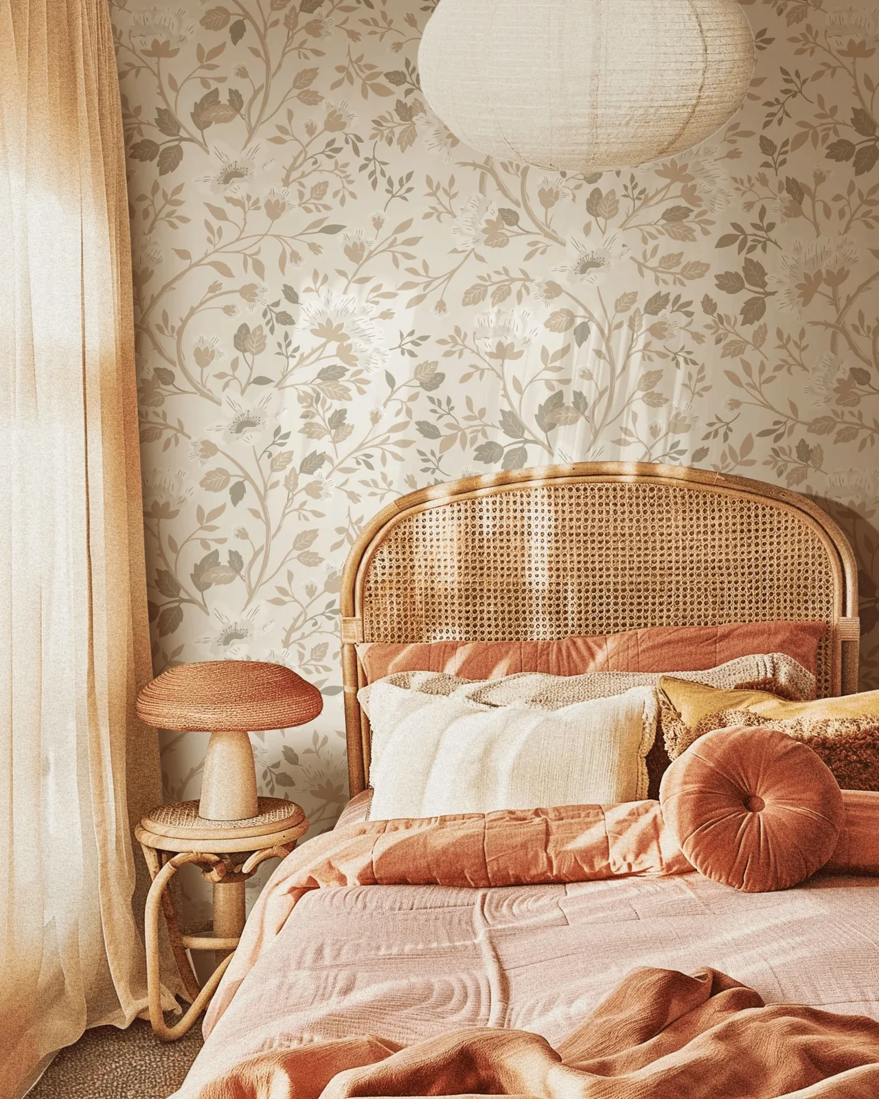 bring in floral wallpaper or wall molding for old world detail light academia decor