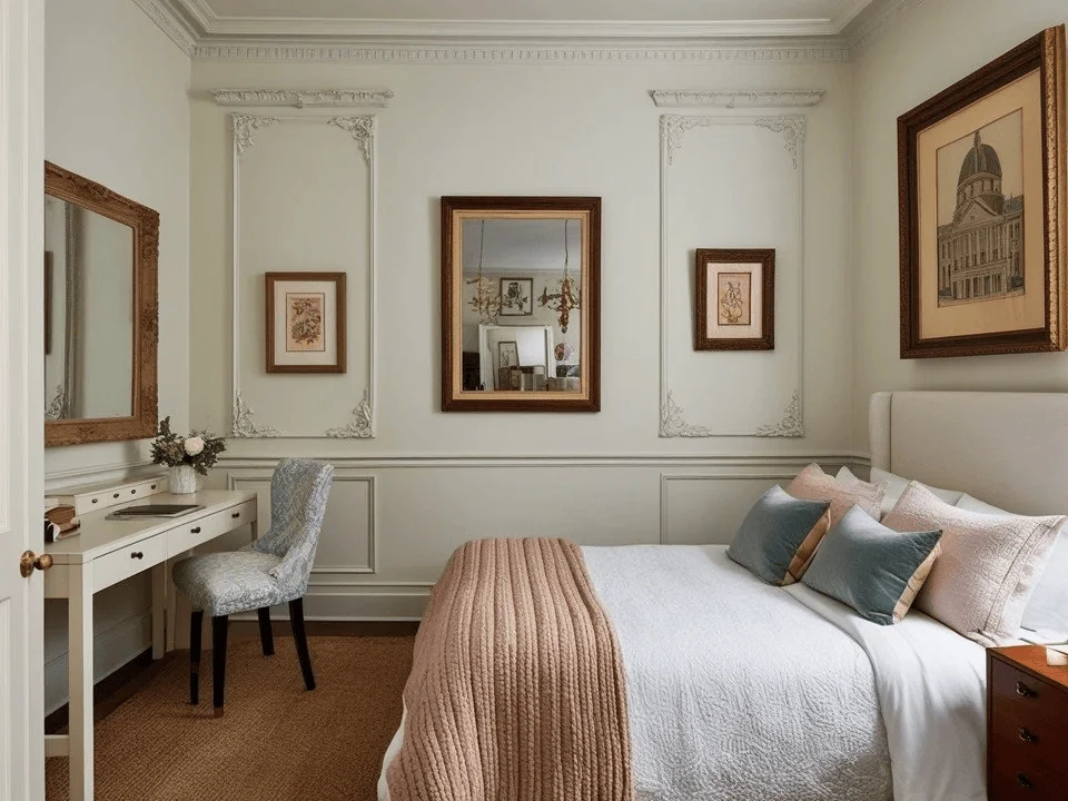 create a sunlit vanity or dressing corner light academia decor