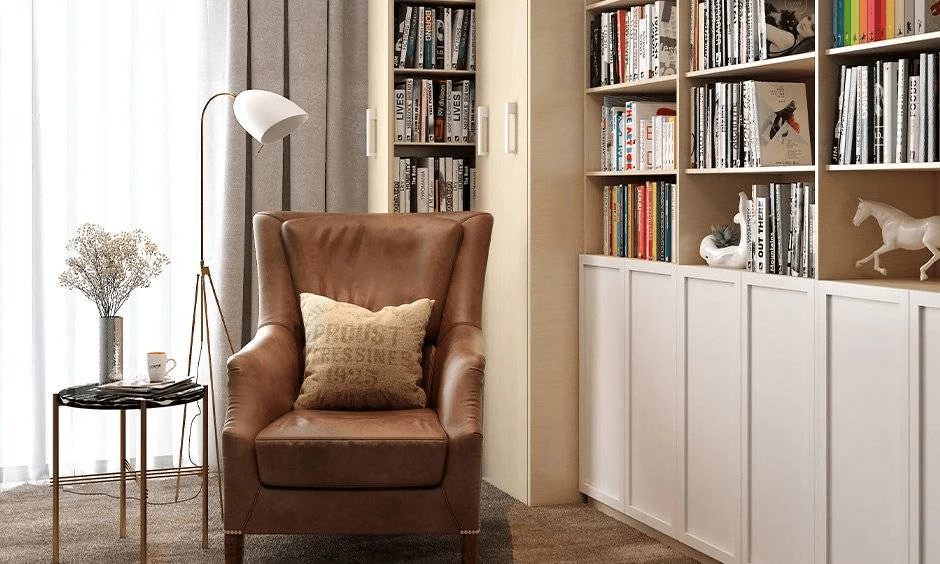 place a reading chair where the light falls best