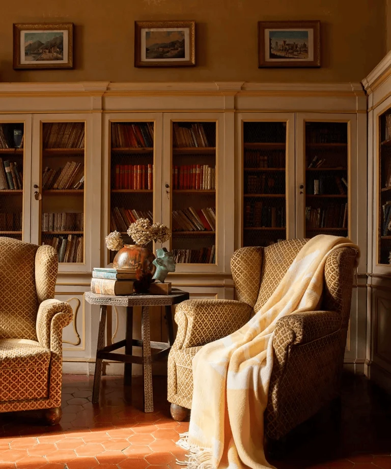 style your bookshelves like a personal library light academia decor
